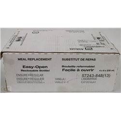 CASE OF 24 BOTTLES OF VANILLA ENSURE MEAL
