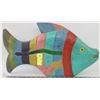 Image 1 : HANDCRAFTED WOOD FISH 21" LONG