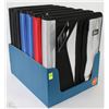 Image 1 : LOT OF 6 TECH GEAR ZIPPER BINDERS