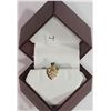 Image 2 : #4-10KT YELLOW GOLD HEART-SHAPED PENDANT