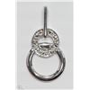 Image 1 : #7-10KT WHITE GOLD DIAMOND PENDANT