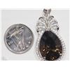 Image 2 : #19-STERLING SILVER GEMSTONE PENDANT