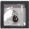 Image 3 : #19-STERLING SILVER GEMSTONE PENDANT