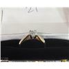 Image 3 : #21-14KT YELLOW-WHITE GOLD DIAMOND RING