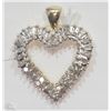 Image 1 : #46-10KT YELLOW-WHITE GOLD DIAMOND PENDANT
