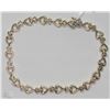 Image 2 : #49-14KT YELLOW-WHITE GOLD DIAMOND BRACELET