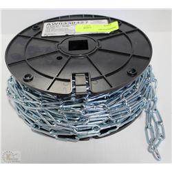 100' ROLL OF #4 STRAIGHT LINK COIL CHAIN