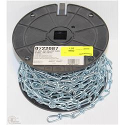2/0 STEEL DOUBLE LOOP 60' ROLL OF CHAIN