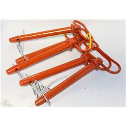 LOT OF FIVE 6" HITCH PINS