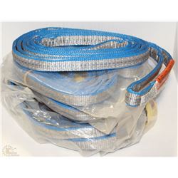 LOT OF 4 ASST SIZE LOADING SLINGS