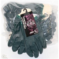 LOT OF 12 PAIRS OF BOB DALE SYNTHETIC GLOVES
