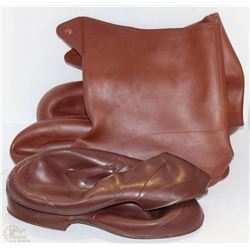 2 PAIRS OF NON SLIP SHOE COVERS SIZE LARGE AND XXX