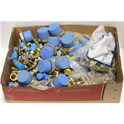 LOT OF ASST BRASS CONNECTORS