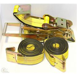 BOX WITH ASSORTED TIE DOWN STRAPS