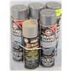 Image 1 : LOT OF ASSORTED GREY COLOR COATING SPRAY