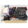 Image 1 : BOX OF ASSORTED SAFETY GLASSES AND WORK GLOVES
