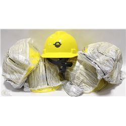 LOT OF 5 MOLY-COP HARD HATS