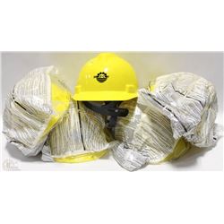 LOT OF 5 MOLY-COP HARD HATS