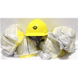 LOT OF 5 MOLY-COP HARD HATS