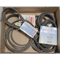 BOX WITH ASSORTED DAYCO V-BELTS