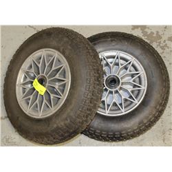 LOT OF 2 DOLLY WHEELS