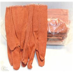 12 PAIRS OF FLEX VINYL LADIES GLOVES