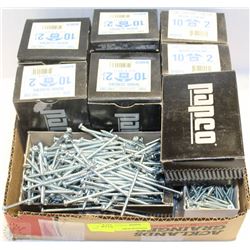 FLAT WITH ASST WOOD SCREWS