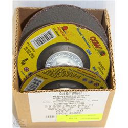 BOX OF TEN 5X 3/32 CUTOFF WHEELS