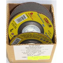 BOX OF TEN 5X 3/32 CUTOFF WHEELS