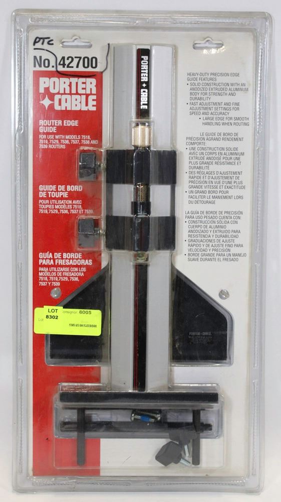 PORTER CABLE ROUTER EDGE GUIDE