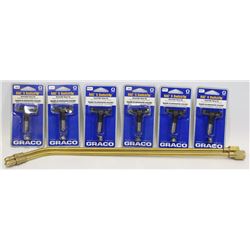 LOT OF 2 GAS NOZZLES AND RAC 5 SWITCH TIPS