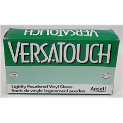VERSA TOUCH XL VINYL GLOVES 100 GLOVES IN BOX