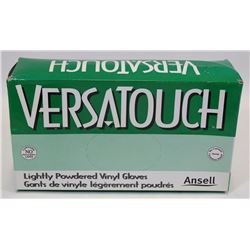 VERSA TOUCH XL VINYL GLOVES 100 GLOVES IN BOX