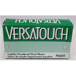 VERSA TOUCH XL VINYL GLOVES 100 GLOVES IN BOX