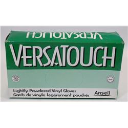 VERSA TOUCH XL VINYL GLOVES 100 GLOVES IN BOX