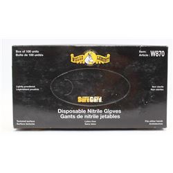 BOX OF WELLS LAMONT NITRILE GLOVES SIZE L