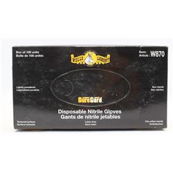 BOX OF WELLS LAMONT NITRILE GLOVES SIZE L