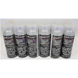 12 CANS OF DUPLICOLOR ACRYLIC ENAMEL