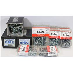 BOX OF ASST SIZE WOOD SCREWS
