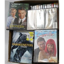 BOX W/ 50 DVDS