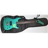 Image 1 : ELECTRIC GUITAR MEMPHIS GREEN WITH BAG CASE