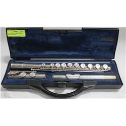 FLUTE "BUFFET " MADE IN PARIS WITH BLACK CASE