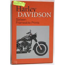 HARLEY DAVIDSON SIXTEEN FRAMEABLE PRINTS