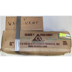 6" FLEX DUCT WITH 4" WALL VENT