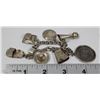 Image 1 : VINTAGE STERLING SILVER CHARM BRACELET
