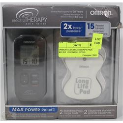 OMRON ELECTROTHERAPY PAIN RELIEF 15 POWER LEVELS