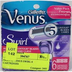 GILETTE VENUS SWIRL 6 CARTRIDGES
