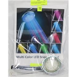 MULTICOLOR LED SHOWER HEAD NO BATTERIES NEEDED