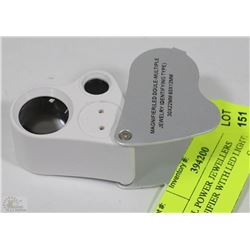 DUAL POWER JEWELLERS MAGNIFIER WITH LED LIGHTS