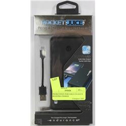 POCKETJUICE PORTABLE CHARGER 8X EXTRA CHARGE